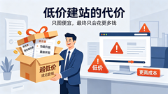 低价建站的代价：只图便宜，最终只会花更多钱